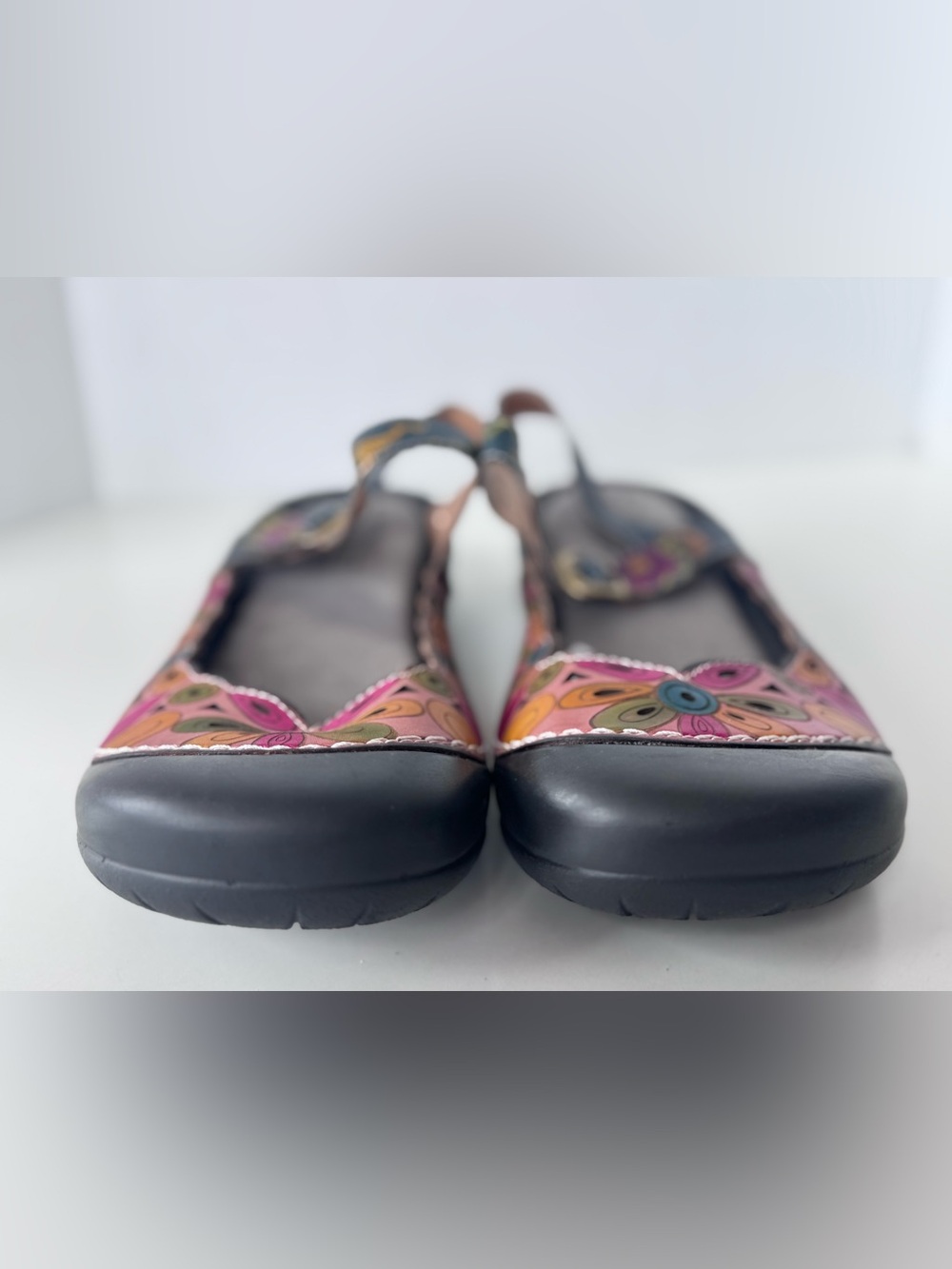 lartiste spring step shoes tonisha floral boho flat sandal shoes Size 41 - Picture 5 of 12